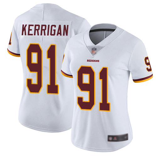 Washington Redskins Limited White Women Ryan Kerrigan Road Jersey NFL Football #91 Vapor